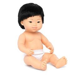 15IN DOLL DOWN SYNDROME ASIAN BOY - MLE31235