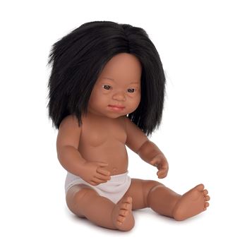 15IN DOLL DOWN SYNDROME HISPANC GRL - MLE31238