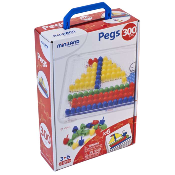 Pegs & Patterns Set By Miniland Educational