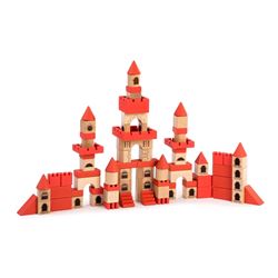 WOODEN STACKING CASTLE ECO FRIENDLY - MLE94050