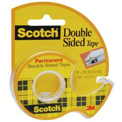 Tape Double Stick 1/2" X 250" By 3M