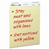 Post-It Self-Stick Easel Pads 2/Pk Yellow Lined, MMM561