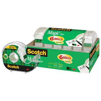 Scotch Magic Tape 1/2 X 650 6 Pack By 3M