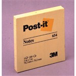 Notes Post It Yellow Sold As Pack 3x3, MMM654YW