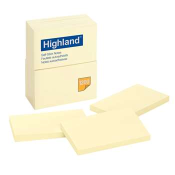 Highland Post It Note 3x5, MMM6559YW