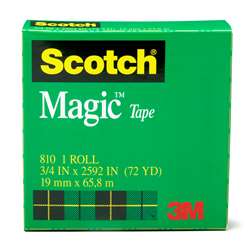 Tape Scotch Magic 3/4 X 36 Yds By 3M
