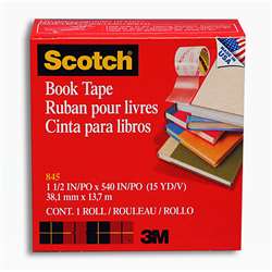 3M Scotch Bookbinding Tape 1 1/2V X 15 Yds By 3M