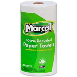 Marcal 100% Recycled, Jumbo Roll Paper Towels - MRC6210