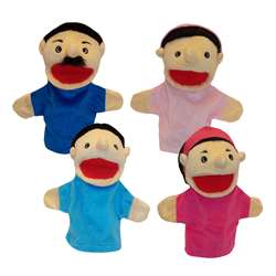 Family Bigmouth Puppets Hispanic Family Of 4 By Get Ready Kids