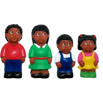 African-American Family Figure Set, MTB626