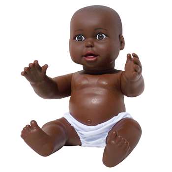 Large Vinyl Gender Neutral African American Doll By Get Ready Kids
