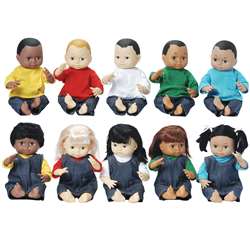 Dolls Multi-Ethnic 10-Doll School Set By Marvel Education