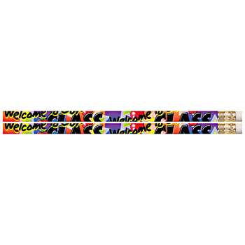 Welcome To Our Class 12Pk Motivational Fun Pencils By Musgrave Pencil