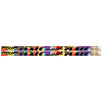 Welcome To Our Class Motivational Fun Pencils (144, MUS2277G