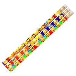12 Pack Emojis Etc Pencils, MUS2499D