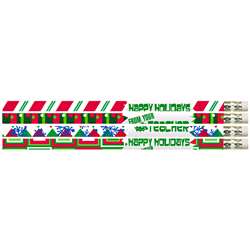 12Pk Happy Holidays From Your Teacher Pencils By Musgrave Pencil