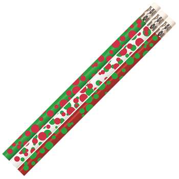 Dots Of Christmas Fun Pencil (144 Count), MUS2528G