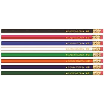 Musgrave No 2 Wood Case Hex Pencils Asst Colors 12, MUSDHEX9912BN