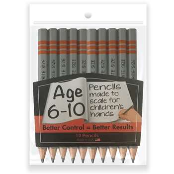 Write Size Pencils 475&quot; 10 Pack, MUSWS100510