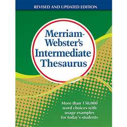 Shop Merriam Websters Intermediate Thesaurus Hardcover - Mw-1768 By Merriam-Webster
