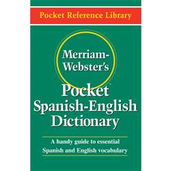 Merriam Websters Pocket Spanish - English Dictionary By Merriam-Webster