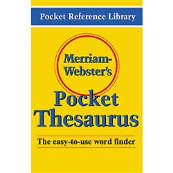 Merriam Websters Pocket Thesaurus Hardcover By Merriam-Webster