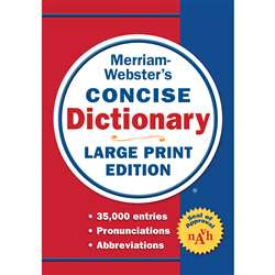 CONCISE DICTIONARY LARGE PRINT ED - MW-6442