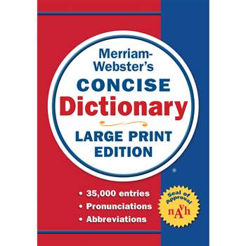 CONCISE DICTIONARY LARGE PRINT ED - MW-6442