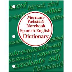 Merriam Websters Notebook Spanish English Dictiona, MW-6725