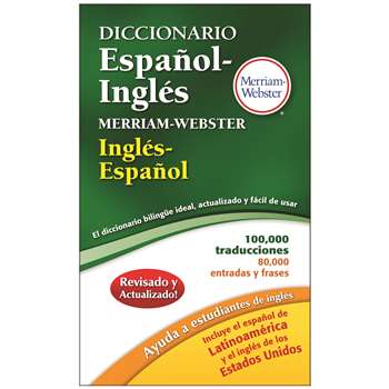Merriam Websters Diccionario Espanol Ingles, MW-8217