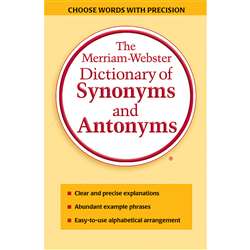 Merriam Websters Dictionary Of Synonyms & Antonyms, MW-9061