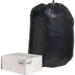 Nature Saver Black Low-density Recycled Can Liners - NAT00995