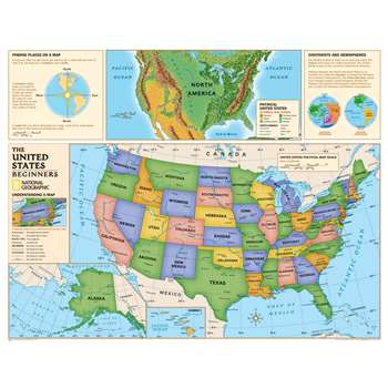 Beginners United States Map By National Geographic Maps