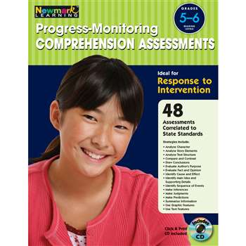 Progress Monitoring Comprehension Assessments Gr 5-6 By Newmark Learning
