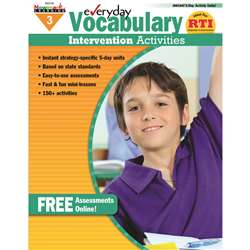 Everyday Vocabulary Gr 3 Intervention Activities By Newmark Learning