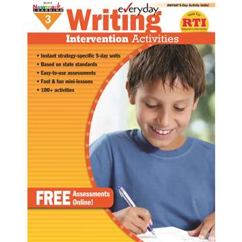 Everyday Writing Gr 3 Intervention Activities By Newmark Learning