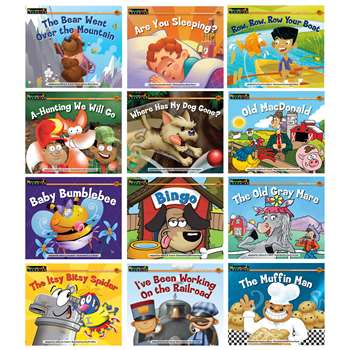 Rising Readers Leveled Books Nursery Rhyme Songs & Stories 12 By Newmark Learning