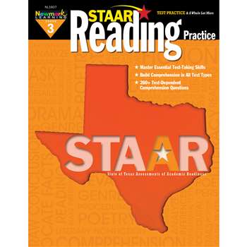 Staar Reading Practice Gr 3, NL-1607