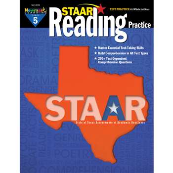 Staar Reading Practice Gr 5, NL-1609