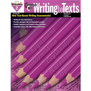 Common Core Writing To Text Book Grade 2 By Newmark Learning