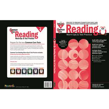 Shop Common Core Reading Gr 4 Warmups & Test Practice - Nl-2264 By Newmark Learning