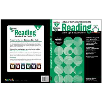 Shop Common Core Reading Gr 6 Warmups & Test Practice - Nl-2266 By Newmark Learning