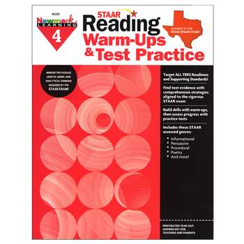 Staar Read Warm Ups Test Prac Gr 4, NL-2331