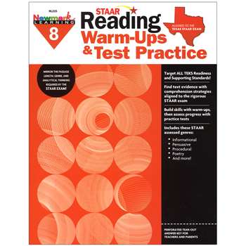 Staar Read Warm Ups Test Prac Gr 8, NL-2335