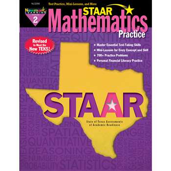 Staar Math Practice Grade 2, NL-3266