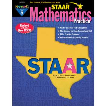 Staar Math Practice Grade 5, NL-3269