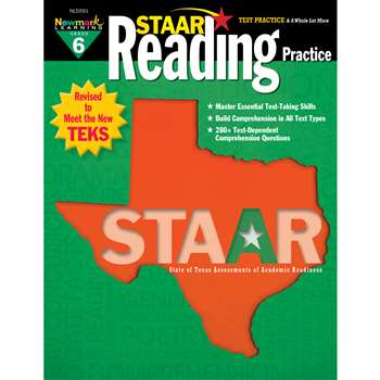 Staar Reading Warm-Ups & Test Gr 6, NL-5591