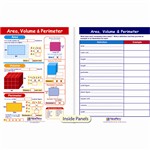 Area Volume & Perimeter Visual Learning Guide Math, NP-934417