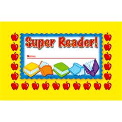 Incentive Punch Cards Super Reader 36/Pk By North Star Teacher Resource