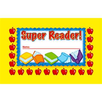 Incentive Punch Cards Super Reader 36/Pk By North Star Teacher Resource